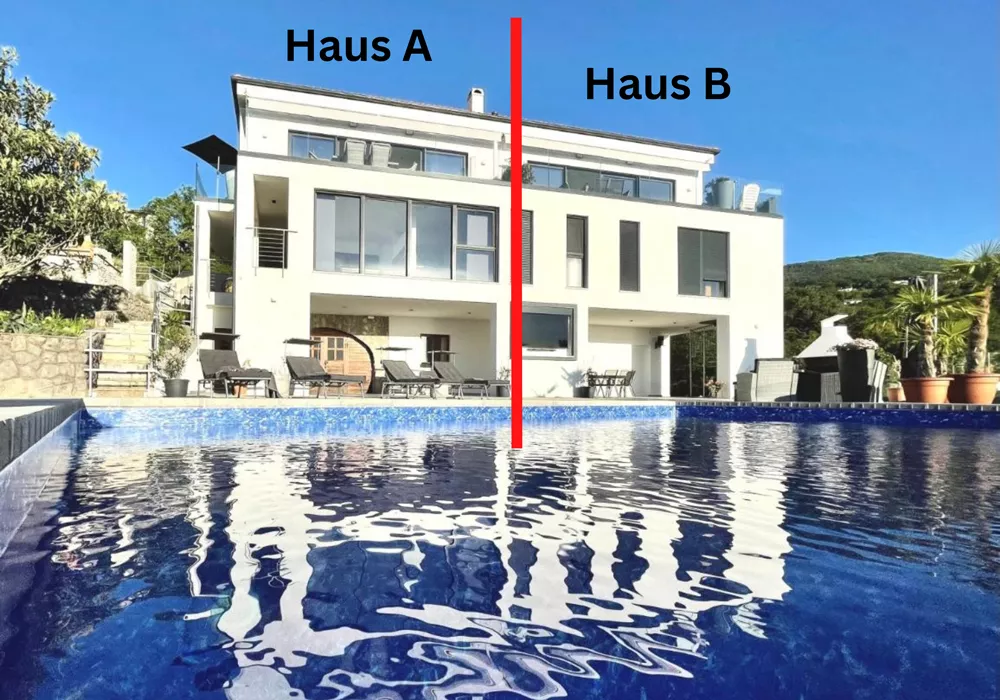 White Pearl Diamond unsere Haushälfte ist rechts 