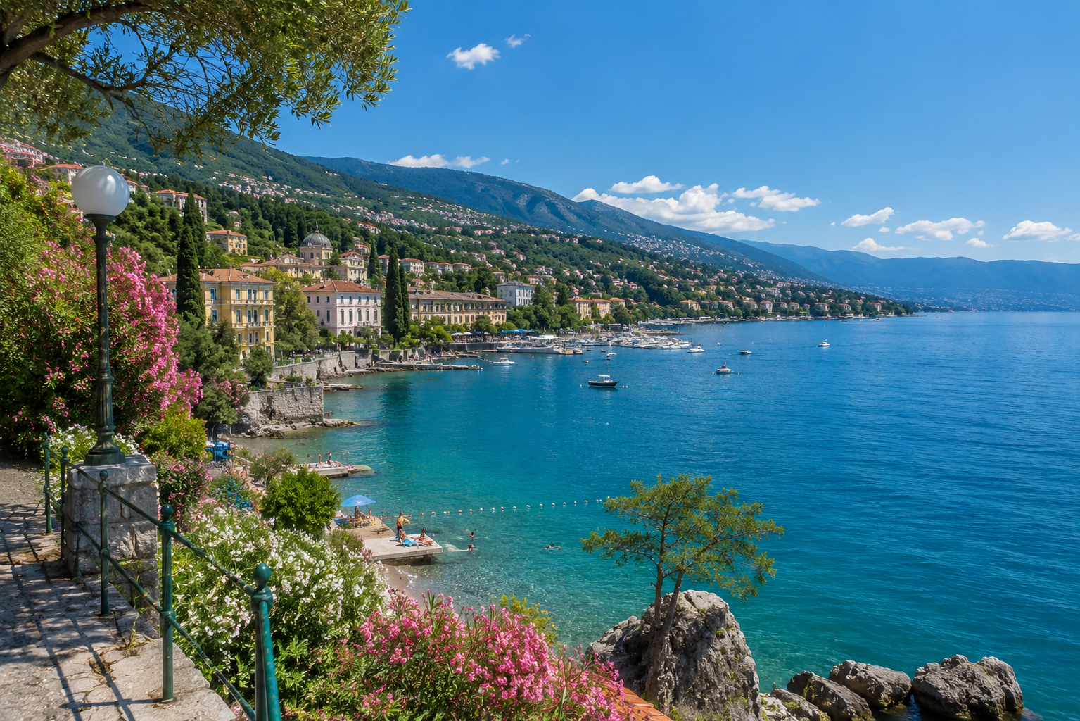 Opatija im August - herrlich rewlaxen
